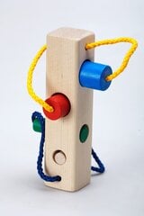 Medinis žaidimas su kištukais kaina ir informacija | Žaislai kūdikiams | pigu.lt