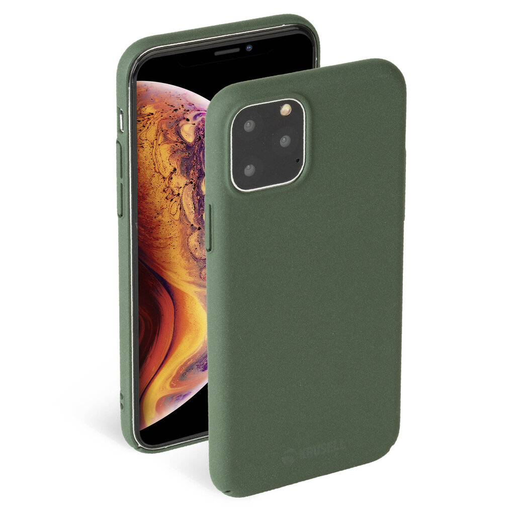 Krusell Sandby Cover, skirtas iPhone 11 Pro Max, žalia kaina ir informacija | Telefono dėklai | pigu.lt