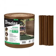 Tvoros juosta ruda 19cm x 35m, 450g/m² Bradas kaina ir informacija | Tvoros ir jų priedai | pigu.lt