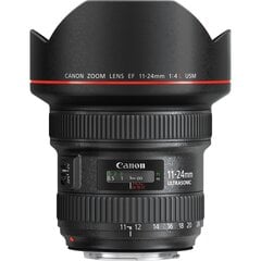 Canon EF 11-24mm f/4L USM kaina ir informacija | Objektyvai | pigu.lt