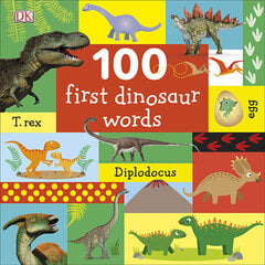 100 First Dinosaur Words цена и информация | Книги для детей | pigu.lt
