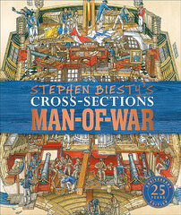 Stephen Biesty's Cross-Sections Man-of-War kaina ir informacija | Lavinamosios knygos | pigu.lt