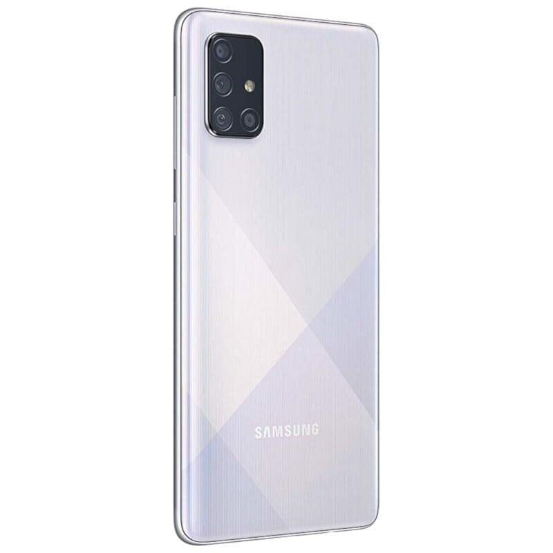 Samsung Galaxy A71 128GB, Dual SIM, Silver kaina ir informacija | Mobilieji telefonai | pigu.lt