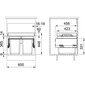 Franke šiukšliadėžė FX 60, 2 x 26 l цена и информация | Šiukšliadėžės | pigu.lt