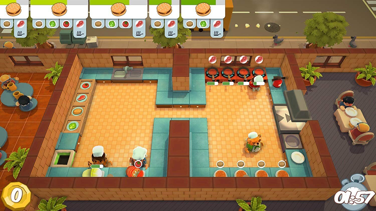 Overcooked! + Overcooked! 2 PS4 kaina ir informacija | Kompiuteriniai žaidimai | pigu.lt