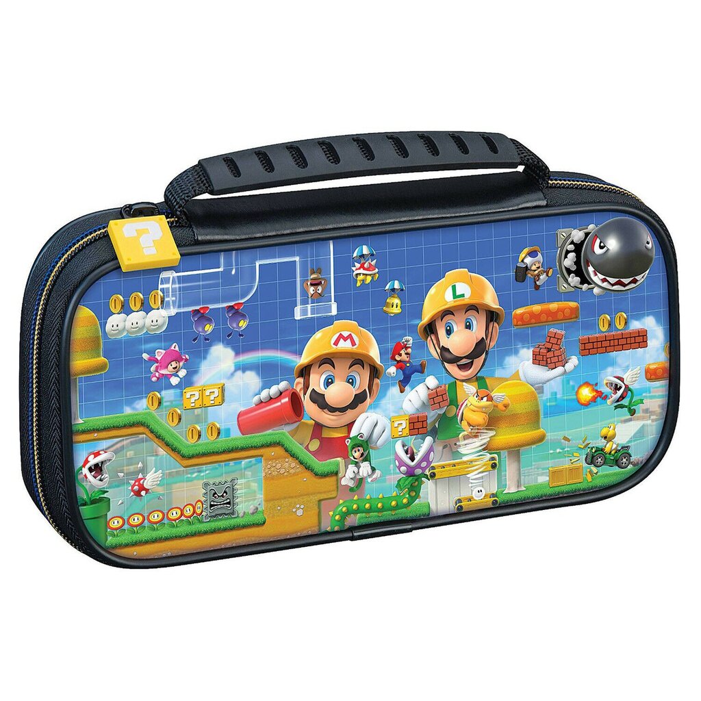 Game Traveler Deluxe Travel Case Mario Maker 2, skirtas Nintendo Switch Lite kaina ir informacija | Žaidimų pultai  | pigu.lt