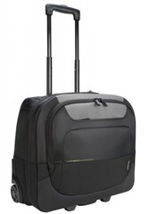 Чемодан для ноутбука Targus City Gear Laptop Roller, 17.3 дюймов, черный/серый цена и информация | Рюкзаки, сумки, чехлы для компьютеров | pigu.lt
