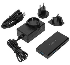 TARGUS 7-PORT USB 3.0 HUB BLACK kaina ir informacija | Adapteriai, USB šakotuvai | pigu.lt