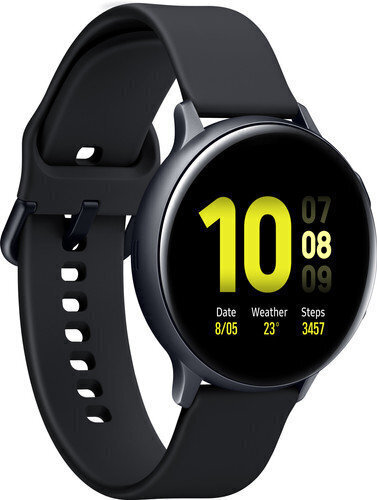 Samsung Galaxy Watch Active 2 BT, 40mm, Black Aluminium цена и информация | Išmanieji laikrodžiai (smartwatch) | pigu.lt