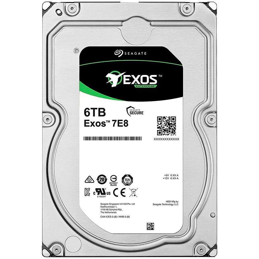 SEAGATE HDD Server Exos 7E8 512N (3.5'/4TB/SATA 6GB/s/7200rpm) цена и информация | Išoriniai kietieji diskai (SSD, HDD) | pigu.lt