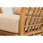 4-ių dalių lauko baldų komplektas 4living Dolcevita, rudos/smėlio spalvos цена и информация | Lauko baldų komplektai | pigu.lt
