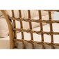 4-ių dalių lauko baldų komplektas 4living Dolcevita, rudos/smėlio spalvos kaina ir informacija | Lauko baldų komplektai | pigu.lt