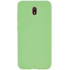 Evelatus Soft Touch Silicone Case, skirtas Xiaomi Redmi 8A, žalias kaina ir informacija | Telefono dėklai | pigu.lt