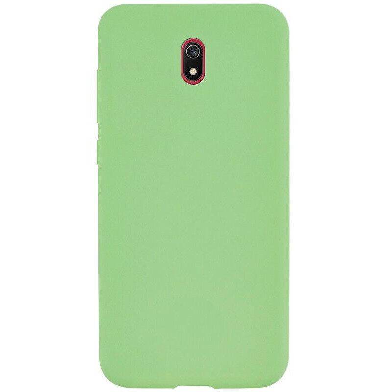 Evelatus Soft Touch Silicone Case, skirtas Xiaomi Redmi 8A, žalias kaina ir informacija | Telefono dėklai | pigu.lt