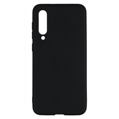 Evelatus Soft Touch Silicone Case, skirtas Xiaomi Mi 9SE, juodas kaina ir informacija | Telefono dėklai | pigu.lt