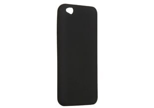 Evelatus Soft Touch Silicone Case, skirtas Xiaomi Redmi Go, juodas kaina ir informacija | Telefono dėklai | pigu.lt