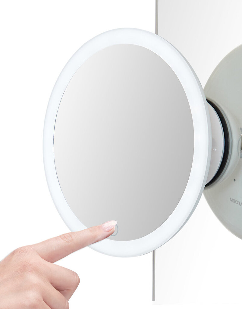 Vaizdą didinantis veidrodis (X5) Lanaform 2in1 kaina ir informacija | Vonios kambario aksesuarai | pigu.lt