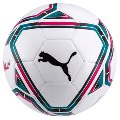 Futbolo kamuolys Puma teamFinal 21.6 MS, baltas/žalias kaina ir informacija | Futbolo kamuoliai | pigu.lt