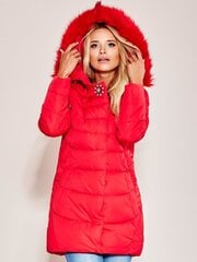 Куртка для женщин Sandi, красная цена и информация | Женские куртки | pigu.lt