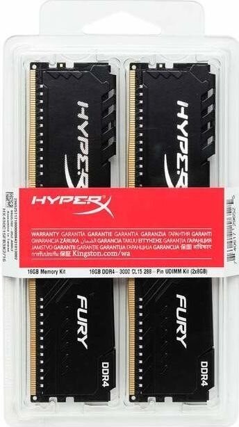 HyperX Fury цена и информация | Operatyvioji atmintis (RAM) | pigu.lt