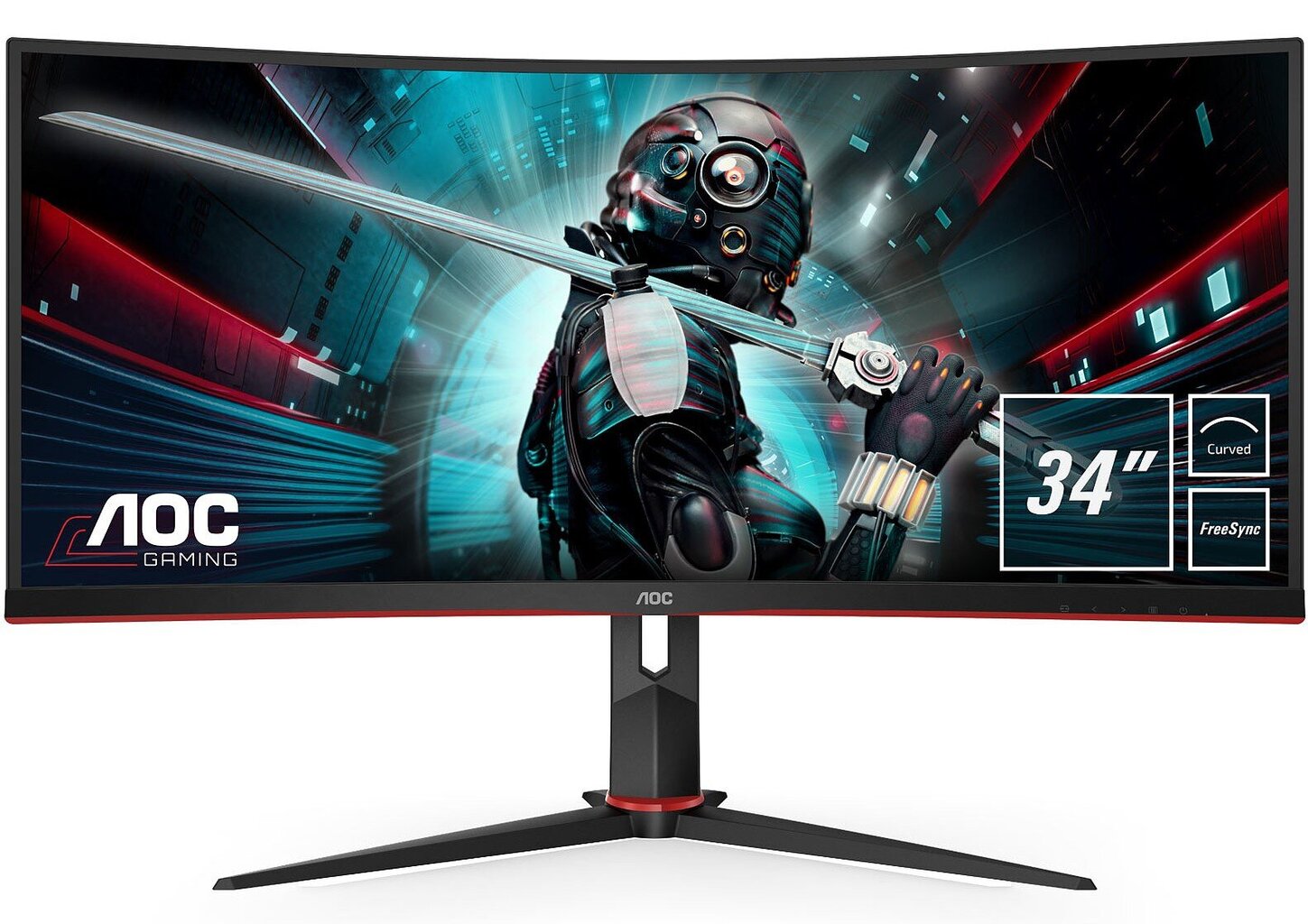 AOC CU34G2/BK цена и информация | Monitoriai | pigu.lt