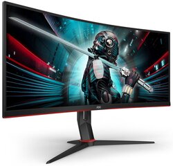 AOC CU34G2/BK kaina ir informacija | Monitoriai | pigu.lt