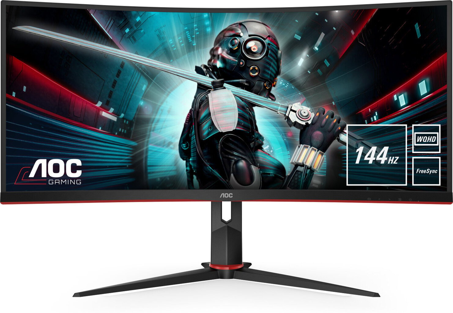 AOC CU34G2X/BK kaina ir informacija | Monitoriai | pigu.lt