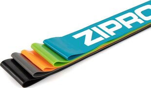 Набор резин сопротивления Zipro S, 5 шт цена и информация | Фитнес-резинки, гимнастические кольца | pigu.lt