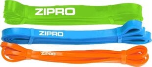 Набор резин сопротивления Zipro, 3 шт . цена и информация | Фитнес-резинки, гимнастические кольца | pigu.lt