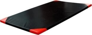 Gimnastikos čiužinys Marbo Sport 15115, 200x120x5 cm, juodas/raudonas kaina ir informacija | Kilimėliai sportui | pigu.lt