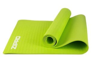 Коврик для йоги Zipro 183x61x0,6 см, зеленый цена и информация | Коврики для йоги, фитнеса | pigu.lt