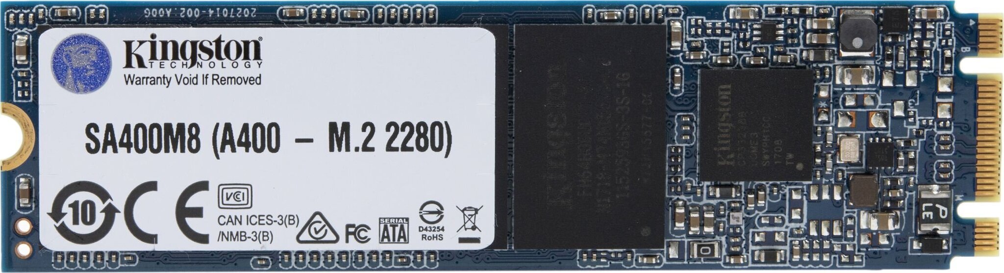 Kingston SA400M8/480G kaina ir informacija | Vidiniai kietieji diskai (HDD, SSD, Hybrid) | pigu.lt