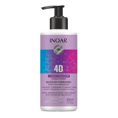 4 dimensijų kondicionierius plaukams Inoar 4D Conditioner 400 ml цена и информация | Бальзамы, кондиционеры | pigu.lt