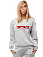 Moteriškas pilkas džemperis "Fainulka" цена и информация | Женские толстовки | pigu.lt