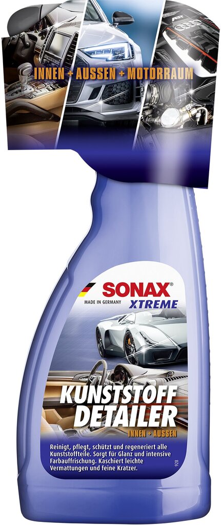 SONAX Xtreme plastiko priežiūros priemonė Plastic Detailer, 500ml цена и информация | Autochemija | pigu.lt