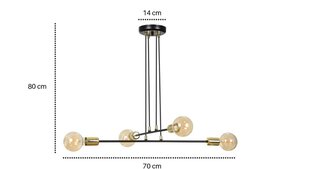 Emibig подвесной светильник Vesio 4 цена и информация | Люстры | pigu.lt