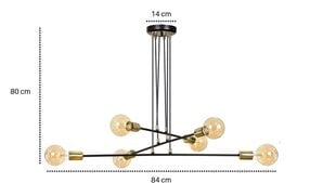 Emibig подвесной светильник Vesio 6 цена и информация | Люстры | pigu.lt