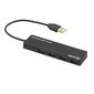 Tellur Basic USB šakotuvas, 4 ports, USB 2.0, Juoda kaina ir informacija | Adapteriai, USB šakotuvai | pigu.lt