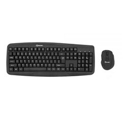 Комплект беспроводной клавиатуры и мыши Tellur Basic черный цена и информация | Клавиатуры | pigu.lt