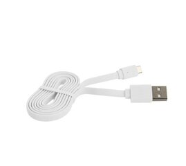 Tellur Duomenų perdavimo laidas, USB/Micro USB, 1m, Balta kaina ir informacija | Laidai telefonams | pigu.lt