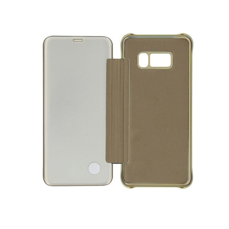 Tellur Book case Synthetic Leather with mirror, skirtas Samsung Galaxy S8, Auksinė цена и информация | Telefono dėklai | pigu.lt