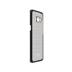 Tellur Horizontal Stripes Nugarėlė skirta Samsung Galaxy S8, Juoda kaina ir informacija | Telefono dėklai | pigu.lt