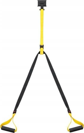 Raumenų treniruoklis Body Sculpture, 200 cm, geltona, juoda kaina ir informacija | Tampyklės ir treniruočių diržai | pigu.lt
