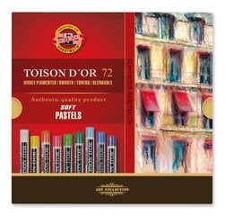 Sausos spalvotos pastelės Toison D'or, 8517, 72 vnt kaina ir informacija | Piešimo, tapybos, lipdymo reikmenys | pigu.lt