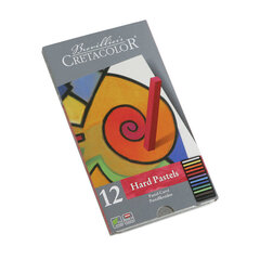 Kietų pastelių rinkinys Cretacolor, 12 vnt kaina ir informacija | Piešimo, tapybos, lipdymo reikmenys | pigu.lt