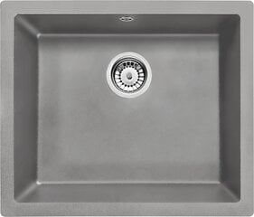 Deante granitinė virtuvinė plautuvė Deante Corda ZQA S10C, Metallic grey kaina ir informacija | Deante Virtuvės įranga, reikmenys | pigu.lt