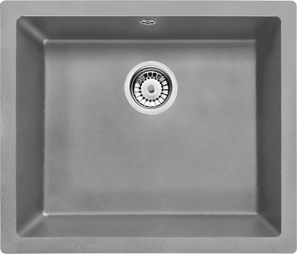 Deante granitinė virtuvinė plautuvė Deante Corda ZQA S10C, Metallic grey цена и информация | Virtuvinės plautuvės | pigu.lt