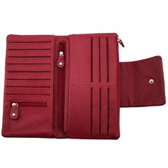 Piniginė Genuine Leather 801RED цена и информация | Женские кошельки, держатели для карточек | pigu.lt