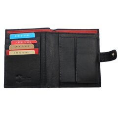 Piniginė Genuine Leather 108BLK цена и информация | Мужские кошельки | pigu.lt