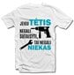 Marškinėliai "Tik TĖTIS sutaisys" kaina ir informacija | Originalūs marškinėliai | pigu.lt